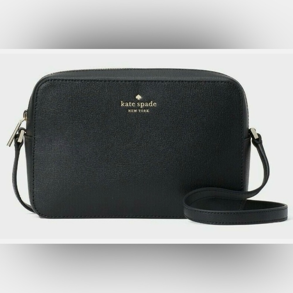 Kate Spade Harper Black Leather Crossbody Bag